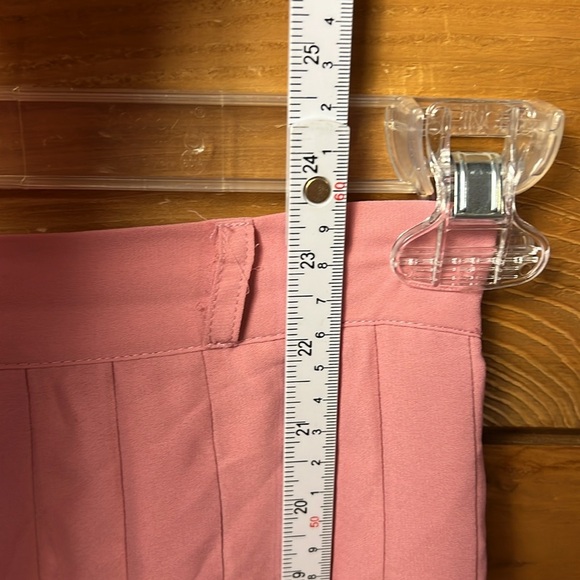 Modcloth Women’s Pink Pleated School Girl zip  Mini Skirt Sm event business casu - Picture 3 of 8